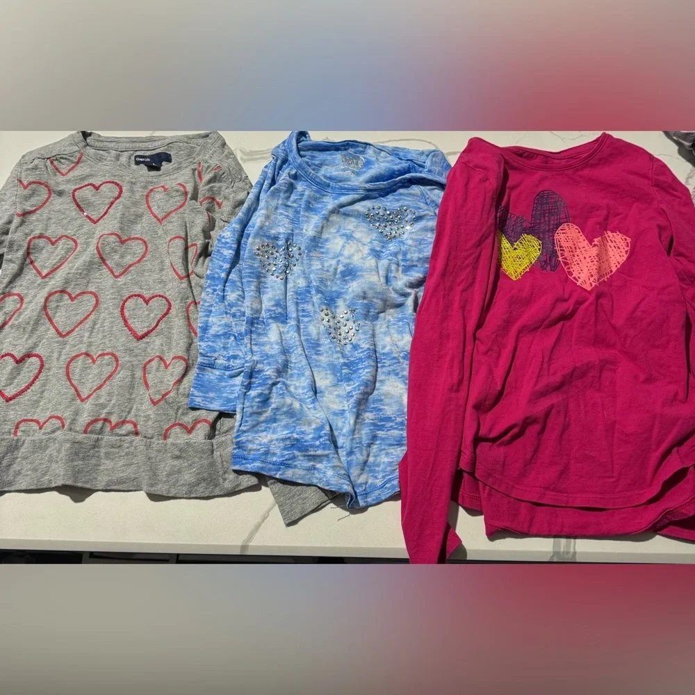 Three Girls Long Sleeve T Shirts 6-7
